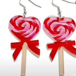 Valentine’s Day Candy Sweetheart Fashion Earrings